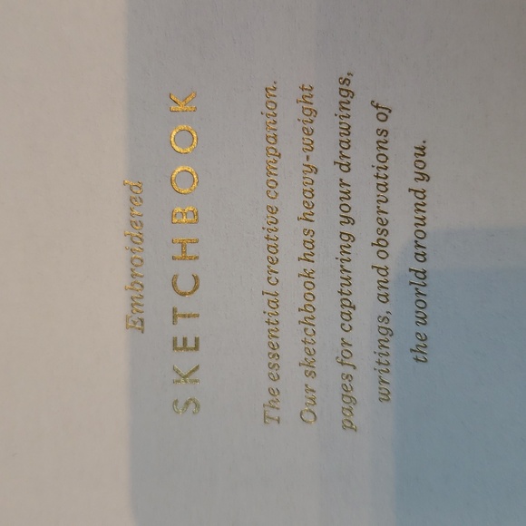 Rifle Paper Co. - Embroidered Fabric Sketchbook - Picture 3 of 7